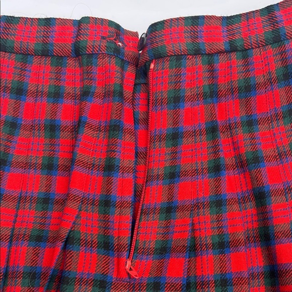 Pendleton Red and Black Plaid A-Line Skirt - Picture 3 of 6